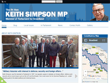 Tablet Screenshot of keithsimpson.com